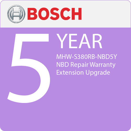 Bosch MHW-S380RB-NBD5Y 5-Year NBD Repair Warranty Extension Upgrade