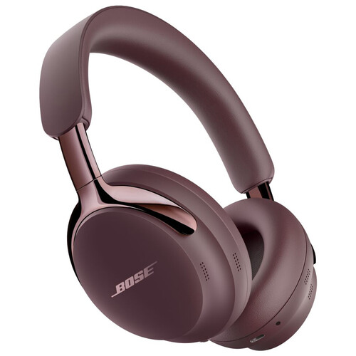 Bose QuietComfort Ultra Wireless Noise Canceling Over-Ear Headphones (2nd Gen, Cherry Chocolate)