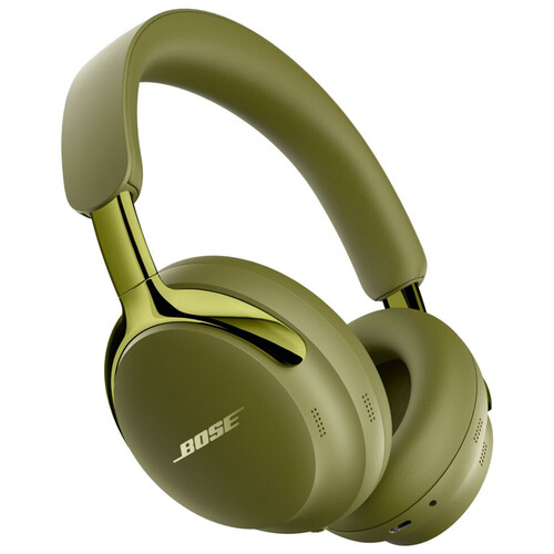 Bose QuietComfort Ultra Wireless Noise Canceling Over-Ear Headphones (2nd Gen, Olive Green)