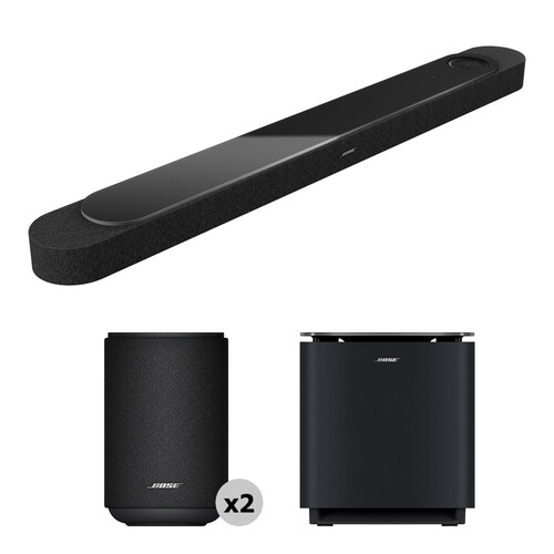 Bose Lifestyle Ultra Soundbar with Wireless Speakers & Subwoofer Kit (Nue Bose Black)