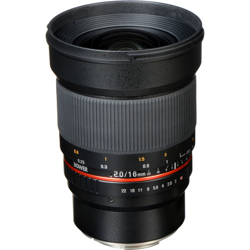 Bower 16mm f/2.0 ED AS UMC CS Lens for Canon EF-M Mount