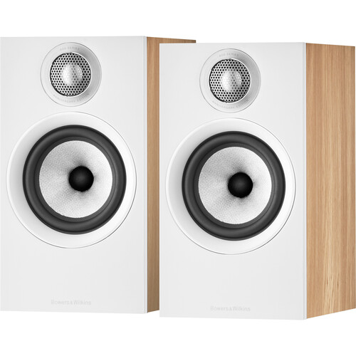 Bowers & Wilkins 607 Anniversary Edition 2-Way Bookshelf Speakers (Oak, Pair)