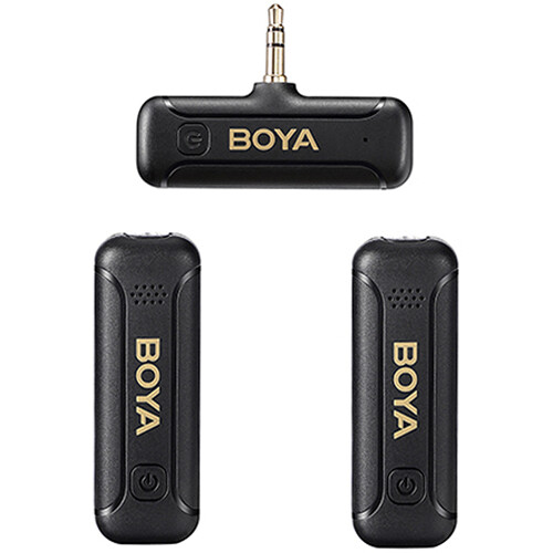 BOYA BY-WM3T2-M2 2-Person Mini Wireless Microphone BY-WM3T2-M2