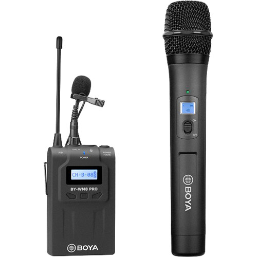 BOYA BY-WM8 PRO-K3 Camera-Mount Wireless Handheld Microphone System (568 to  599 MHz)