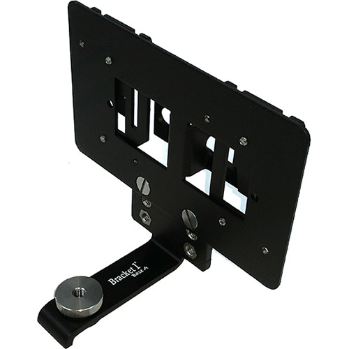 Bracket 1 VISLDRKLR Dual-Receiver Mounting Kit for Lectrosonics Wireless Receivers