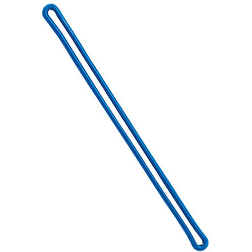 BRADY PEOPLE ID 6" Flexible Plastic Loop Strap (Blue, 100-Pack)
