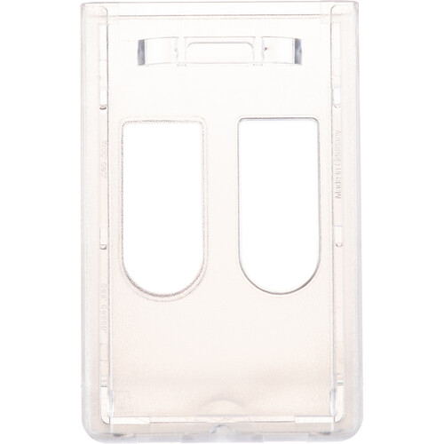 BRADY PEOPLE ID Premium Vertical Top-Load 2-Card Badge Holder (2.28 x 3.6", 50-Pack)