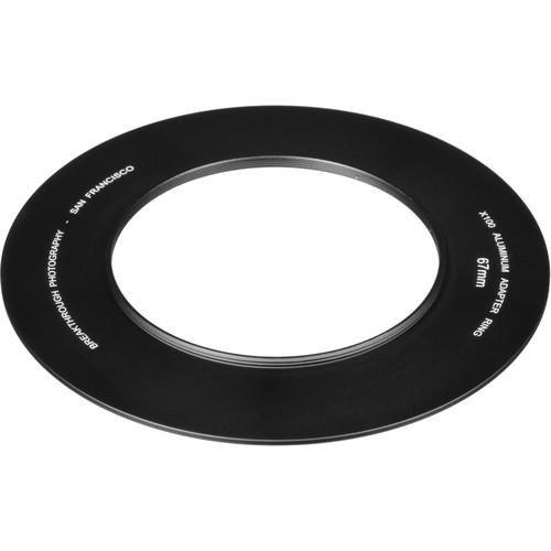 Breakthrough Photography 67mm Aluminum Adapter Ring for X100 Filter Holder