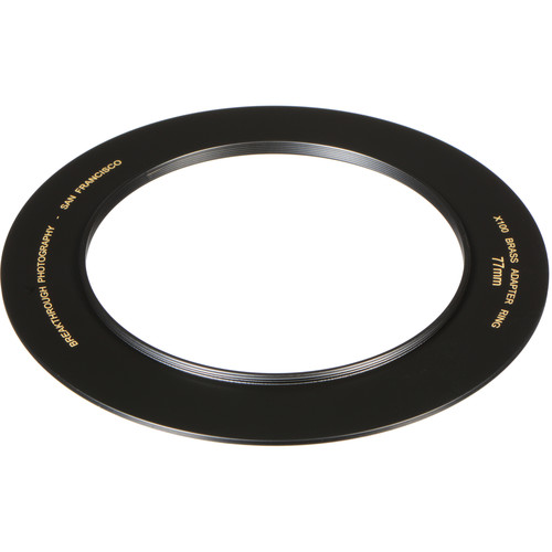 Breakthrough Photography 77mm Brass Adapter Ring for X100 Filter Holder