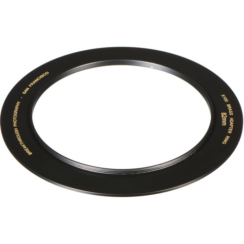 Breakthrough Photography 82mm Brass Adapter Ring for X100 Filter Holder