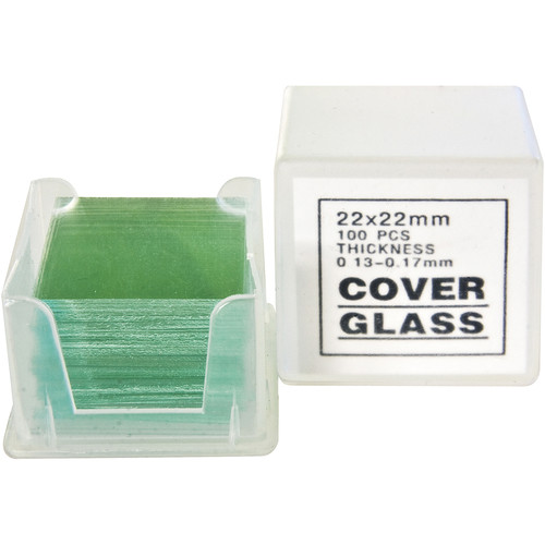 BRESSER Microscope Slide Cover Plates (100 Pieces)