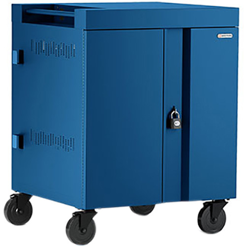 Bretford CUBE Cart 32-Device Charging Cart with 90° Doors (Topaz)