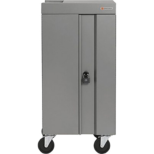 Bretford CUBE Smart Slim 36-Device Charging Cart for Chromebooks, Laptops, and Tablets (Charcoal)