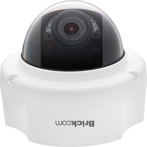 Brickcom FD-202Np 2MP Day/Night IR Full HD Fixed Dome Network Camera with FocusEasy, PoE, & 3.3 to 10.5mm Varifocal Lens