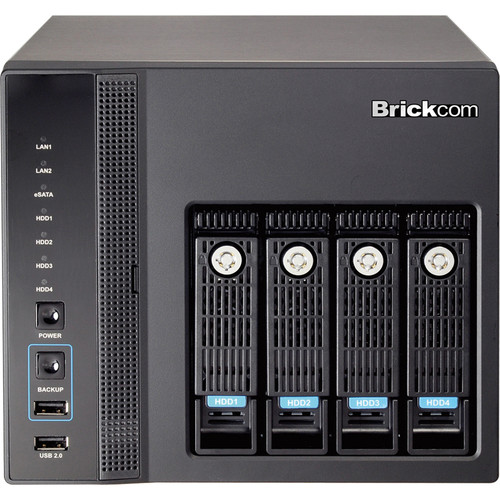 Brickcom NR-4208 8-Channel 4-Bay Linux-embedded Standalone Network Video Recorder (No HDD)