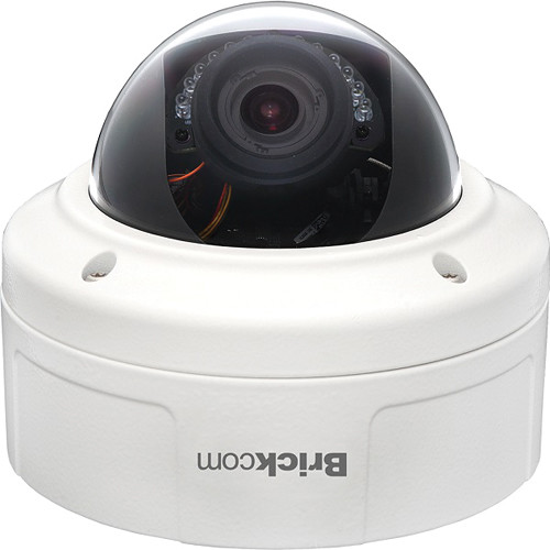 Brickcom VD-302Ap 3MP Full HD Outdoor Vandal Dome Network Camera with 3.3 to 10.5mm Lens & Built-in Heater