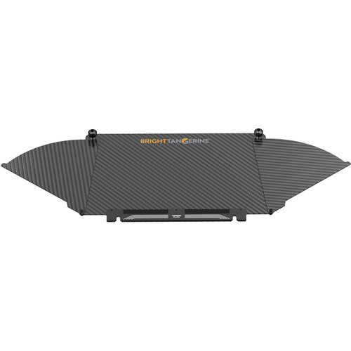 Bright Tangerine Carbon Fiber Top Flag for Misfit Kick Mk II Matte Box