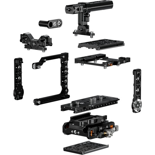 Bright Tangerine LeftField 3 Expert Kit for RED V-RAPTOR (MōVI Pro)