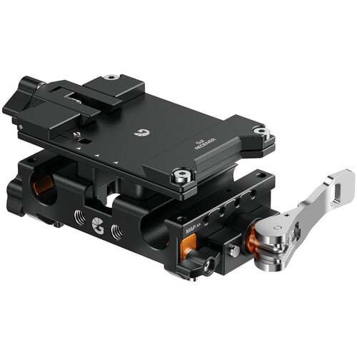 Bright Tangerine LeftField Mini DJI Riser Kit for RED KOMODO/KOMODO X (1.8 to 1.9")