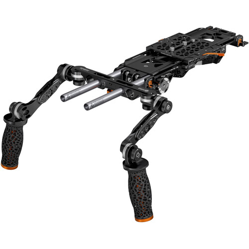 Bright Tangerine KASBAH Ātman Universal Shoulder Rig & Handle Kit (Narrow, 1-Axis BUD VCT-14)