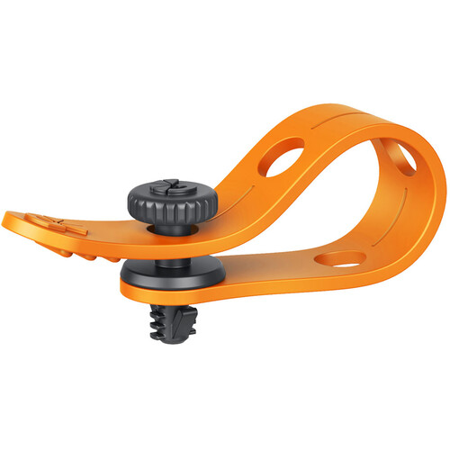 Bright Tangerine Loom Cable Tidy (Orange, 1/4"-20, 8-Pack)