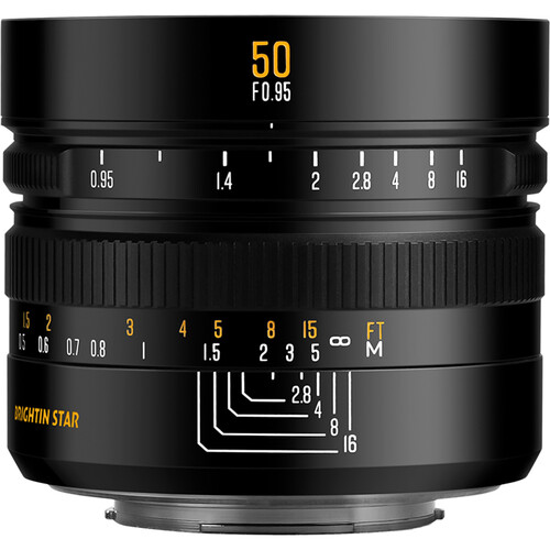 Brightin Star 50mm f/0.95 Lens (Canon RF, Black)