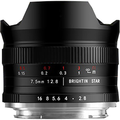 Brightin Star 7.5mm f/2.8 Fisheye Lens (FUJIFILM X)