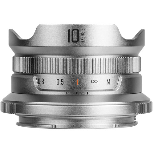 Brightin Star 10mm f/5.6 II Fisheye Lens (Micro Four Thirds, Silver)