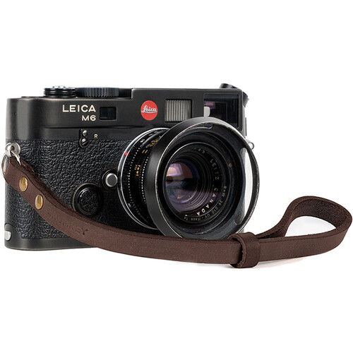 Bronkey Berlin #202 Leather Camera Wrist Strap (Brown, 9.1")