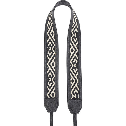 Bronkey Jaipur #102 Fabric & Leather Camera Strap (Multicolor/Pattern)