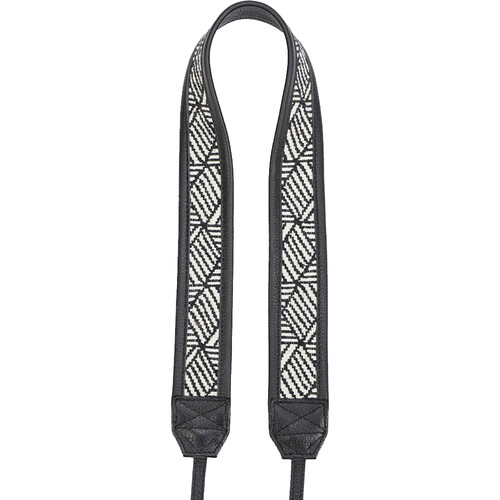 Bronkey Jaipur #103 Fabric & Leather Camera Strap (Multicolor/Pattern)