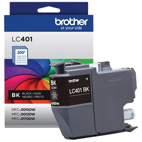 Brother LC401 Standard Yield Black Ink Cartridge
