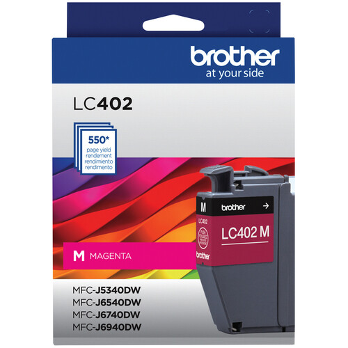 Brother Genuine LC402 INKvestment Tank Standard-Yield Magenta Ink Cartridge