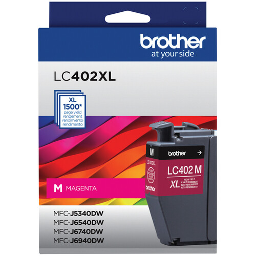 Brother Genuine LC402 INKvestment Tank High-Yield Magenta Ink Cartridge