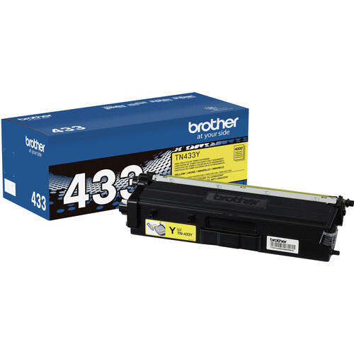 Brother TN433Y Yellow High-Yield Toner Cartridge