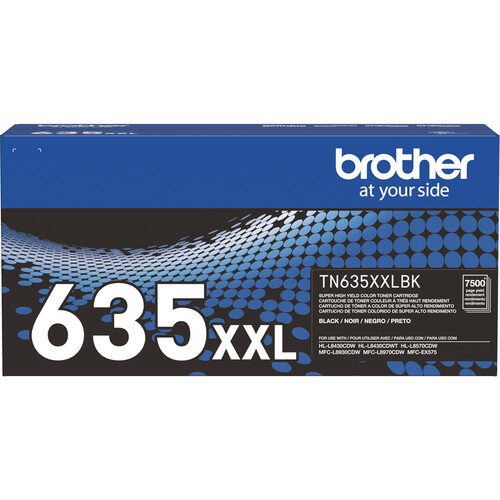 Brother Genuine Super High Yield TN635XXL Toner (7500 Page Yield, Black)