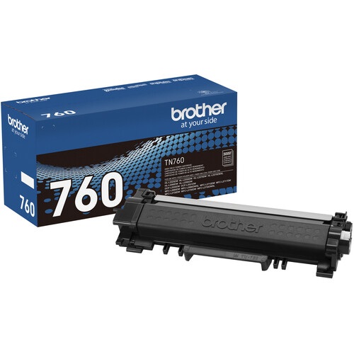 Brother TN760 High Yield Black Toner Cartridge (3-Pack)