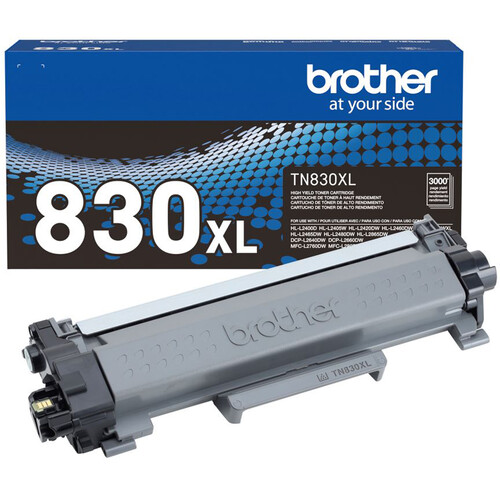Brother TN830 High-Yield Black Toner Cartridge