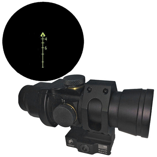 BROWE 4x32 Sport Optic Riflescope (5.56mm Green Crosshair Reticle, Black)