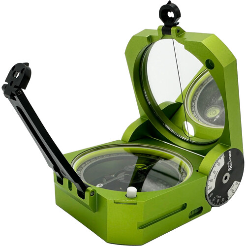 Brunton GEO Pocket Transit Compass (0-360° Scale, Green)