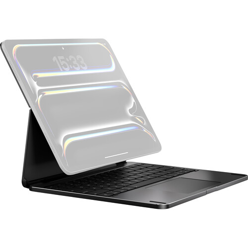 Brydge Max 13.0 Keyboard for 13" iPad Pro (Graphite Black, Chrome Edition)