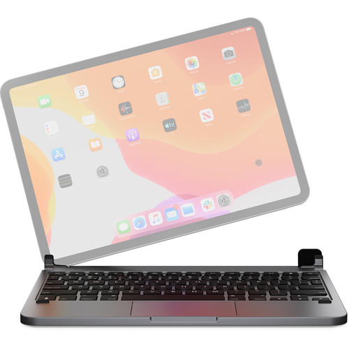 Brydge 11.0 Pro+ Wireless Backlit Keyboard with Trackpad for iPad Pro 11" (Space Gray)
