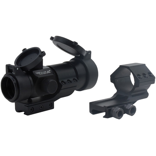 BSA Optics 30RD-2M Red-Dot Sight (5 MOA Red-Dot Illuminated Reticle, Matte Black)