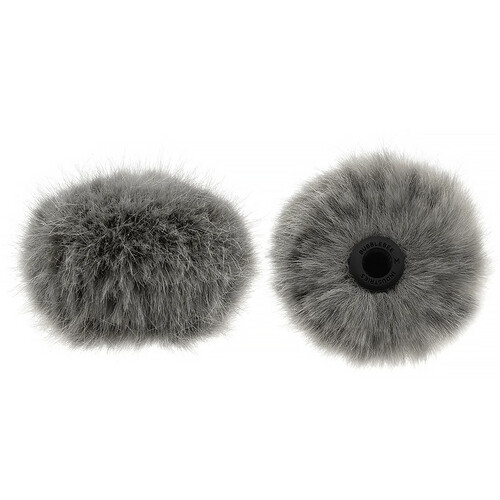 Bubblebee Industries The Windbubble PRO Extreme Fur Windscreen for Omni Lavalier Mics (Gray, Medium, 2-Pack)