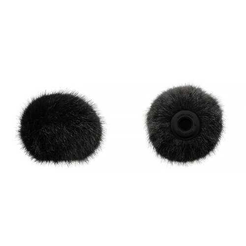 Bubblebee Industries The Windbubble PRO Fur Windscreen for Omni Lavalier Mics (Beige, Small, 2-Pack)