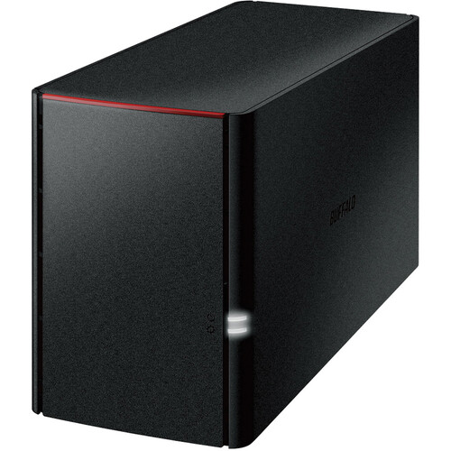 バッファロー BUFFALO NAS LinkStation LS220 6TB Buffalo 12TB LinkStation 220 NAS Server (2 x 6TB) LS220D1202 B&H