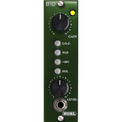Burl Audio 500 Series Microphone Pre Amp with Bx4 Iron Output Transformer