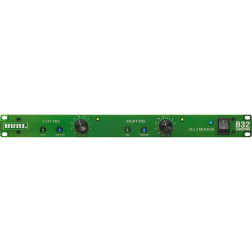 Burl Audio B32 Vancouver 32-Channel Summing Mixer with 24- Stereo Outputs