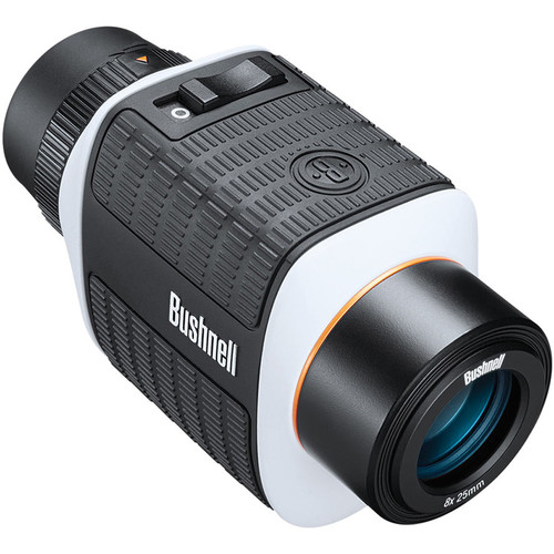 Bushnell 8x25 StableView Image Stabilized Monocular (Black/White)