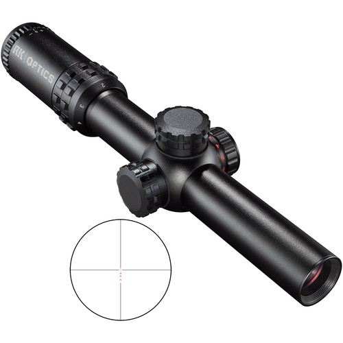 Bushnell AK Optics 1-4x24 Riflescope with Throw Down PCL Lever (BDC Illuminated Reticle)